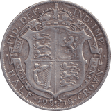 1918 HALFCROWN ( GF ) - HALFCROWN - Cambridgeshire Coins