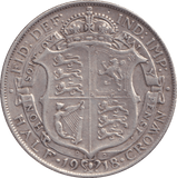 1918 HALFCROWN ( GVF ) - HALFCROWN - Cambridgeshire Coins