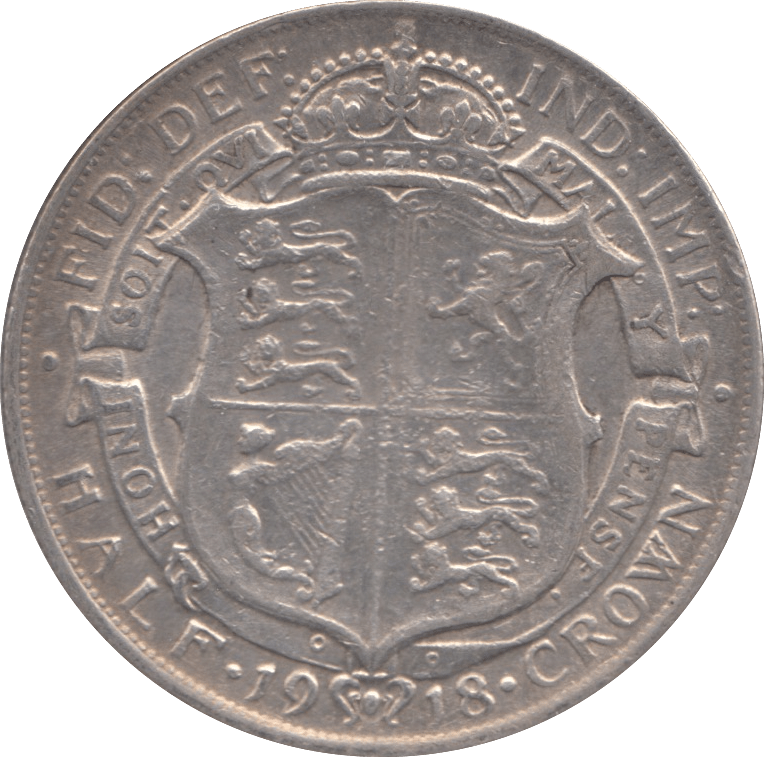 1918 HALFCROWN ( GVF ) - HALFCROWN - Cambridgeshire Coins