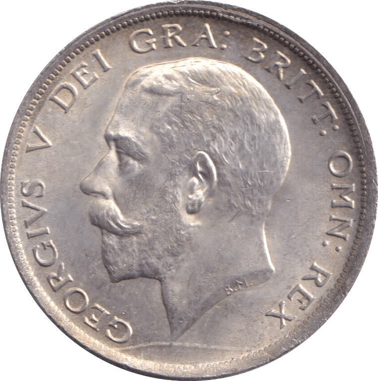 1918 HALFCROWN ( UNC ) - HALFCROWN - Cambridgeshire Coins