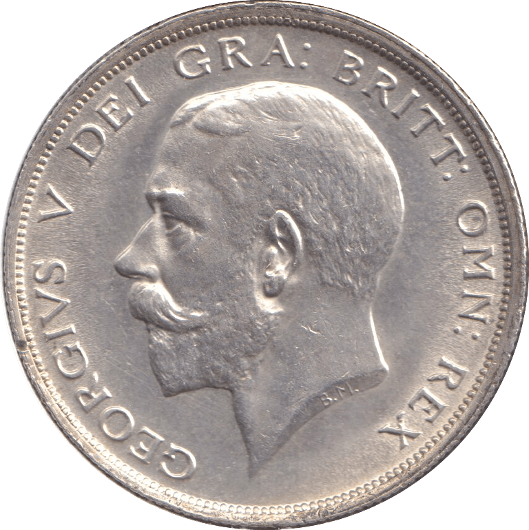 1918 HALFCROWN ( UNC ) - HALFCROWN - Cambridgeshire Coins