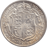 1918 HALFCROWN ( UNC ) - HALFCROWN - Cambridgeshire Coins