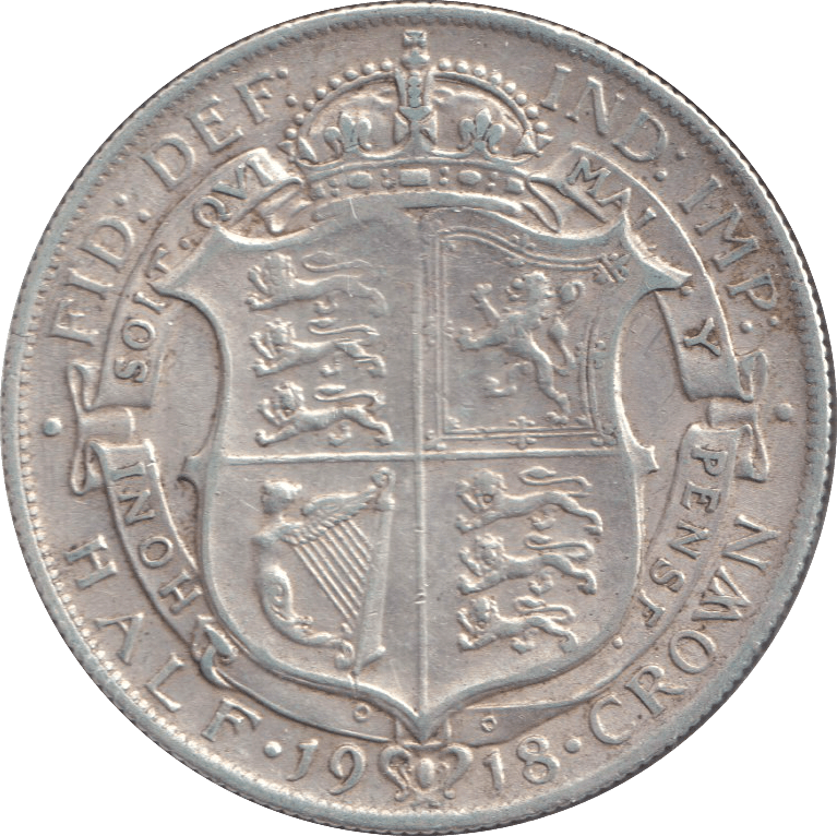1918 HALFCROWN ( VF ) - HALFCROWN - Cambridgeshire Coins