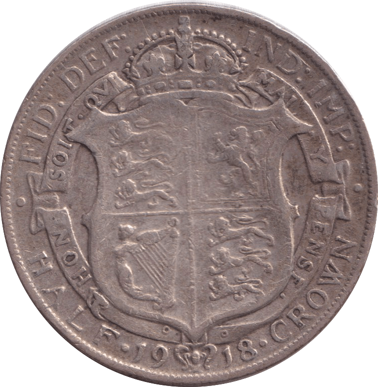 1918 HALFCROWN ( VF ) - HALFCROWN - Cambridgeshire Coins