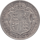 1918 HALFCROWN ( VF ) - HALFCROWN - Cambridgeshire Coins