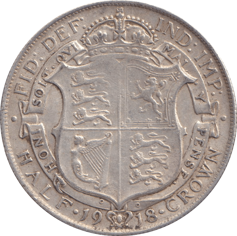 1918 HALFCROWN ( VF ) - HALFCROWN - Cambridgeshire Coins