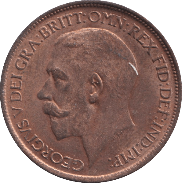 1918 HALFPENNY GEORGE V ( UNC ) - HALFPENNY - Cambridgeshire Coins