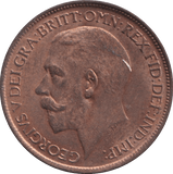 1918 HALFPENNY GEORGE V ( UNC ) - HALFPENNY - Cambridgeshire Coins