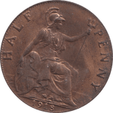 1918 HALFPENNY GEORGE V ( UNC ) - HALFPENNY - Cambridgeshire Coins