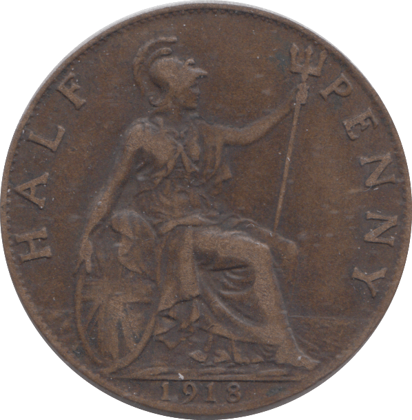 1918 HALFPENNY ( GF ) - HALFPENNY - Cambridgeshire Coins