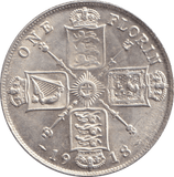 1918 ONE FLORIN ( AUNC ) - WORLD COINS - Cambridgeshire Coins