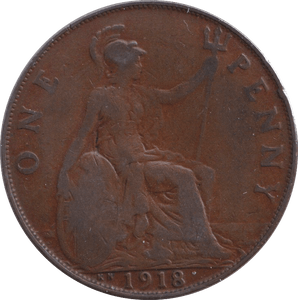 1918 PENNY ( FAIR ) KN - PENNY - Cambridgeshire Coins