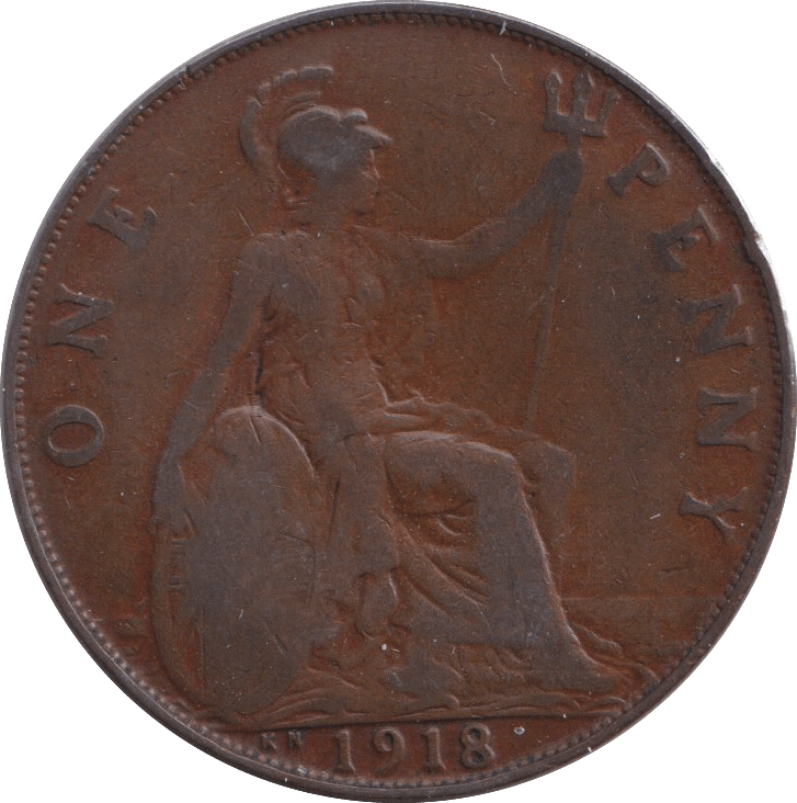 1918 PENNY ( FAIR ) KN - PENNY - Cambridgeshire Coins