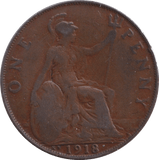 1918 PENNY ( FAIR ) KN - PENNY - Cambridgeshire Coins