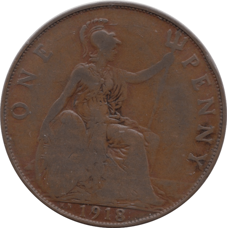 1918 PENNY ( FINE ) KN - PENNY - Cambridgeshire Coins
