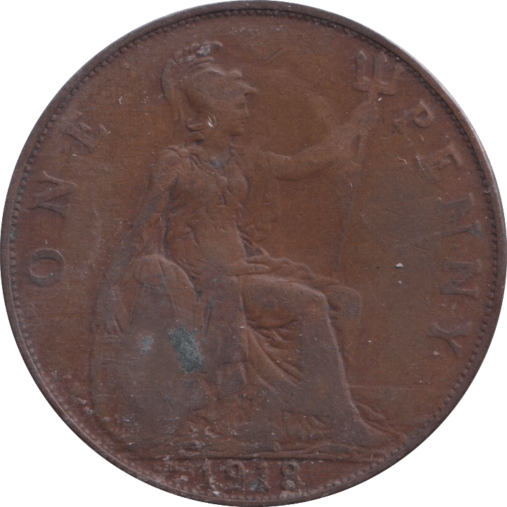 1918 PENNY ( FINE ) KN - PENNY - Cambridgeshire Coins