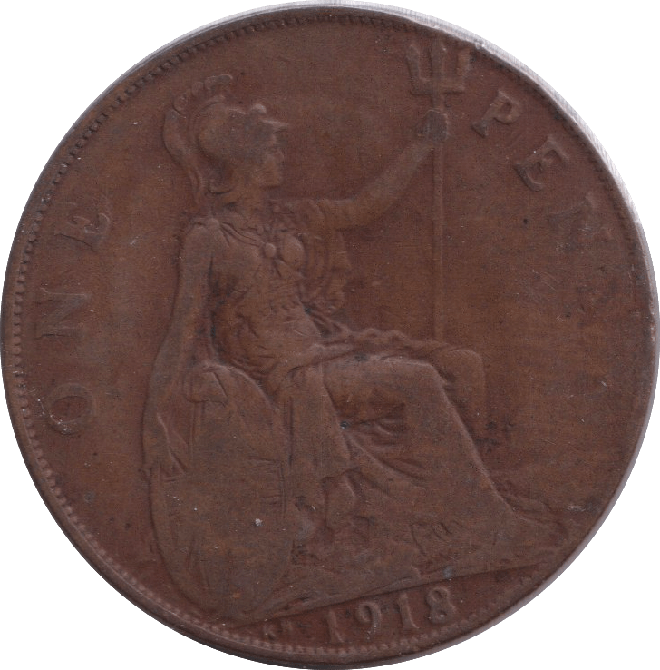 1918 PENNY ( FINE ) - PENNY - Cambridgeshire Coins