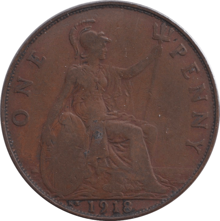 1918 PENNY ( FINE ) - PENNY - Cambridgeshire Coins