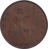 1918 PENNY ( FINE ) - PENNY - Cambridgeshire Coins