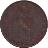 1918 PENNY ( FINE ) - PENNY - Cambridgeshire Coins