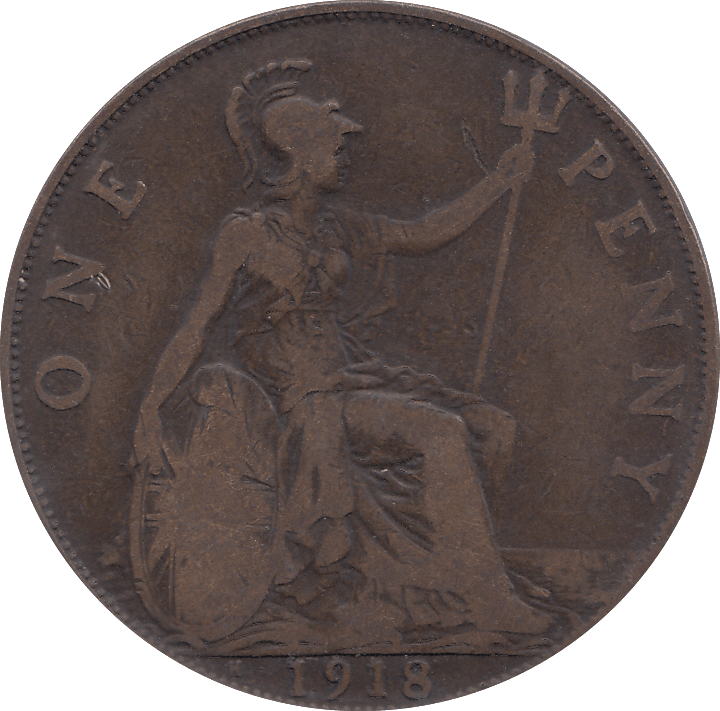 1918 PENNY ( GF ) H - PENNY - Cambridgeshire Coins
