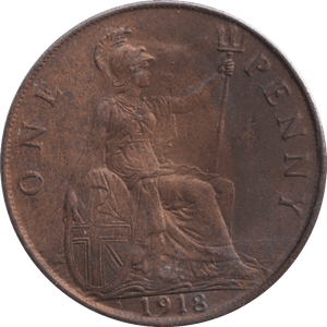 1918 PENNY ( GF ) - PENNY - Cambridgeshire Coins