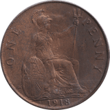 1918 PENNY ( GF ) - PENNY - Cambridgeshire Coins