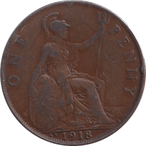 1918 PENNY ( NF ) KN - PENNY - Cambridgeshire Coins