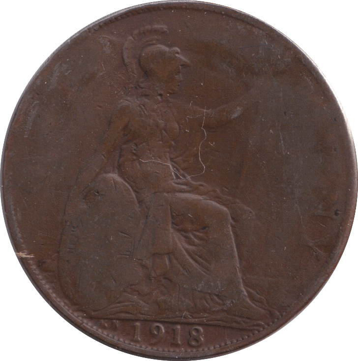 1918 PENNY ( NF ) - PENNY - Cambridgeshire Coins