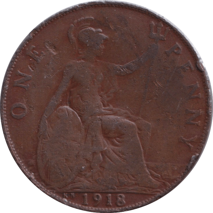 1918 PENNY ( NF ) - PENNY - Cambridgeshire Coins