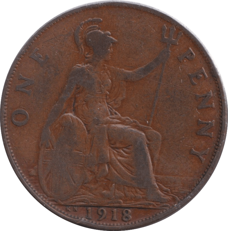 1918 PENNY ( NF ) - PENNY - Cambridgeshire Coins