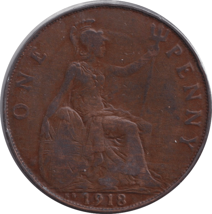 1918 PENNY ( VF ) KN - PENNY - Cambridgeshire Coins