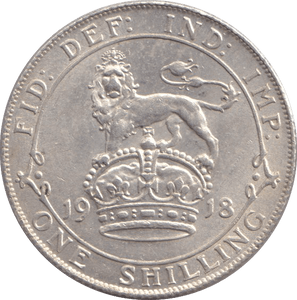 1918 SHILLING ( AUNC ) - SHILLING - Cambridgeshire Coins