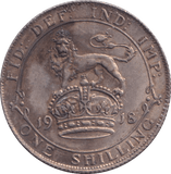 1918 SHILLING ( EF ) 5 - SHILLING - Cambridgeshire Coins