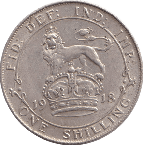 1918 SHILLING ( EF ) - SHILLING - Cambridgeshire Coins