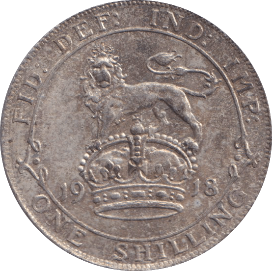 1918 SHILLING ( EF ) - SHILLING - Cambridgeshire Coins