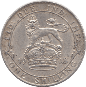 1918 SHILLING ( EF ) - Shilling - Cambridgeshire Coins
