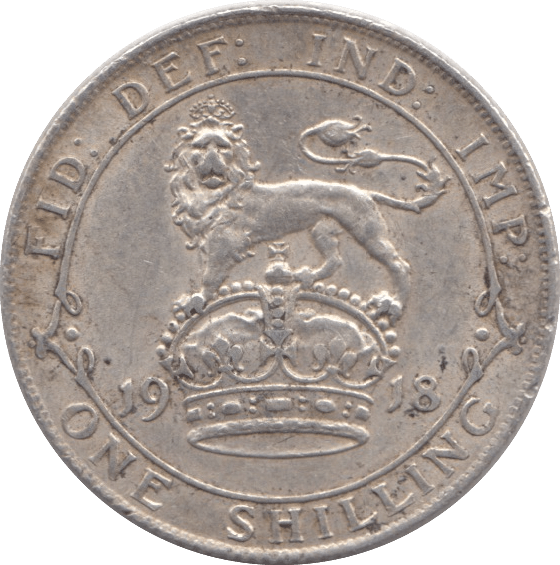1918 SHILLING ( EF ) - Shilling - Cambridgeshire Coins
