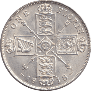 1918 SHILLING ( EF ) - SHILLING - Cambridgeshire Coins