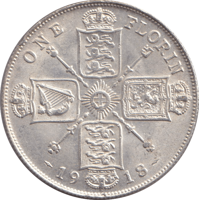 1918 SHILLING ( EF ) - SHILLING - Cambridgeshire Coins