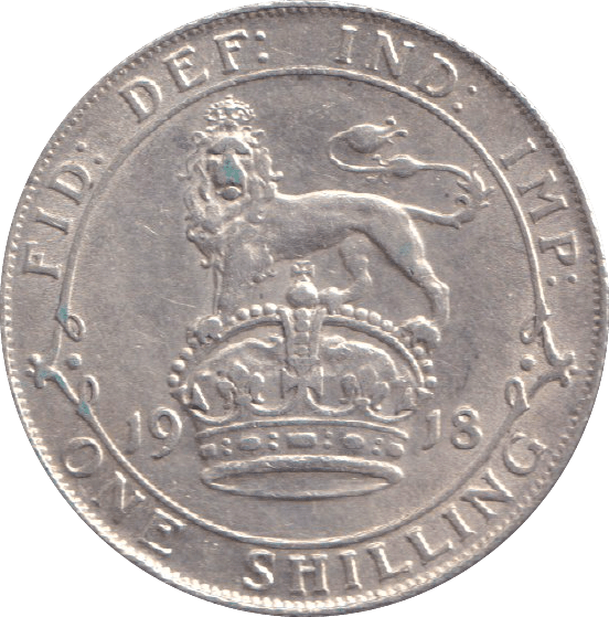 1918 SHILLING ( EF ) - SHILLING - Cambridgeshire Coins