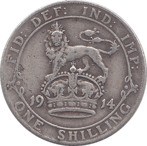 1918 SHILLING ( FINE ) - Shilling - Cambridgeshire Coins