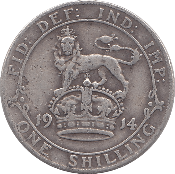 1918 SHILLING ( FINE ) - Shilling - Cambridgeshire Coins