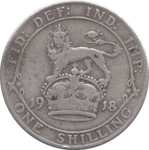 1918 SHILLING ( GF ) - SHILLING - Cambridgeshire Coins