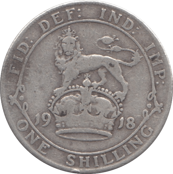 1918 SHILLING ( GF ) - SHILLING - Cambridgeshire Coins