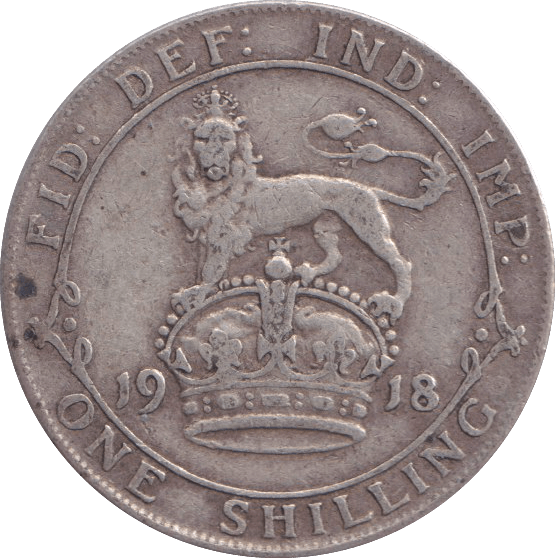 1918 SHILLING ( GF ) - SHILLING - Cambridgeshire Coins