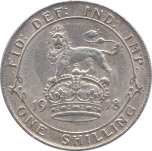 1918 SHILLING ( GVF ) - Shilling - Cambridgeshire Coins