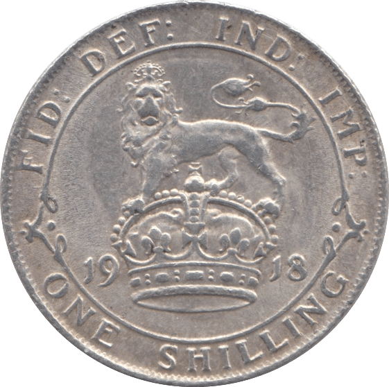 1918 SHILLING ( GVF ) - Shilling - Cambridgeshire Coins