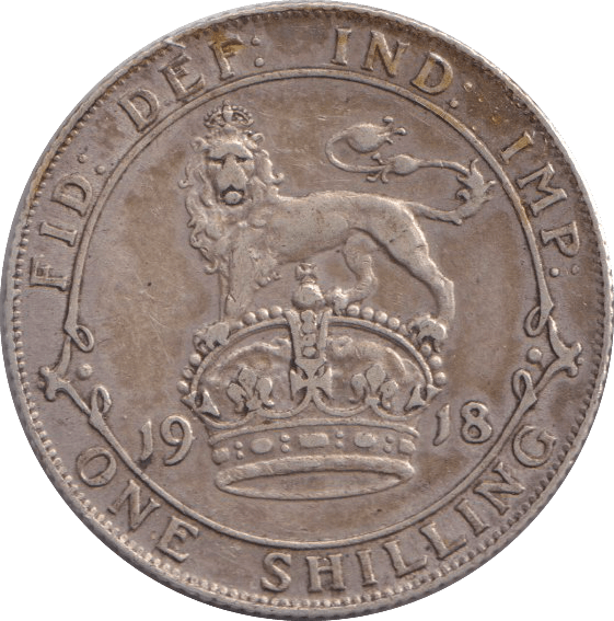 1918 SHILLING ( GVF ) - SHILLING - Cambridgeshire Coins