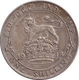 1918 SHILLING ( GVF ) - SHILLING - Cambridgeshire Coins